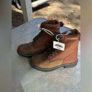 New Smoky Mountain Brown lace up leather  Boots